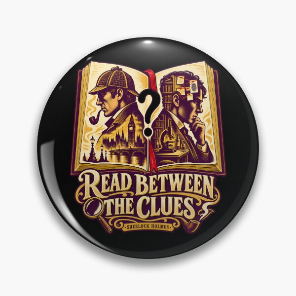 Item preview, Sherlock Holmes: Read Between the Clues designed and sold by Fenay Designs.