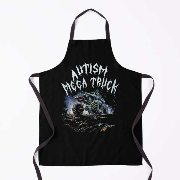 Item preview, Autism Mega Truck Watercolor Splash Monster Vehicle designed and sold by MiaGowing.