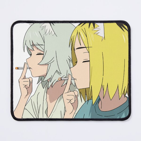 Item preview, Cat Duo Smoke Break designed and sold by Migi-Desu.