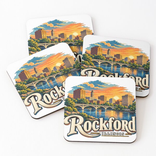 Item preview, Vintage Rockford Illinois Travel Souvenir Landmark Gift designed and sold by MichaeIRellov.
