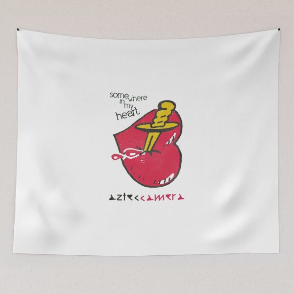 Item preview, Somewhere In My Heart Retro Sword Pierced Graphic designed and sold by MiaGowing.