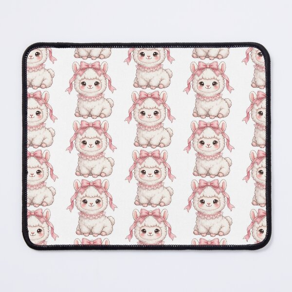 Item preview, Llama with pink bow and frill designed and sold by priyankajustine.
