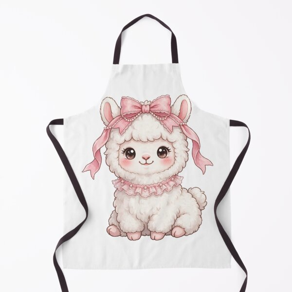 Item preview, Llama with pink bow and frill designed and sold by priyankajustine.