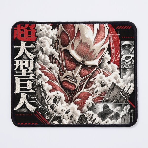 Item preview, Colossal Titan Wall Breach Streetwear Anime Graphic T-Shirt Hoodie Design designed and sold by TokyoCraft.