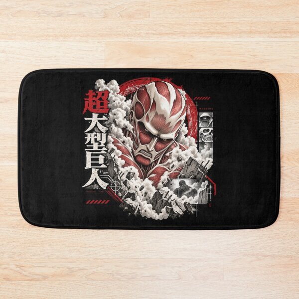 Item preview, Colossal Titan Wall Breach Streetwear Anime Graphic T-Shirt Hoodie Design designed and sold by TokyoCraft.