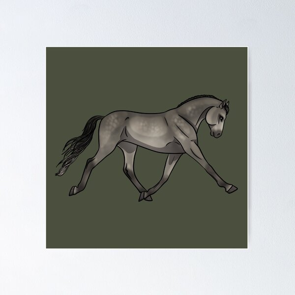 Item preview, Dapple Grey Trakehner designed and sold by Old Water Cryptid .