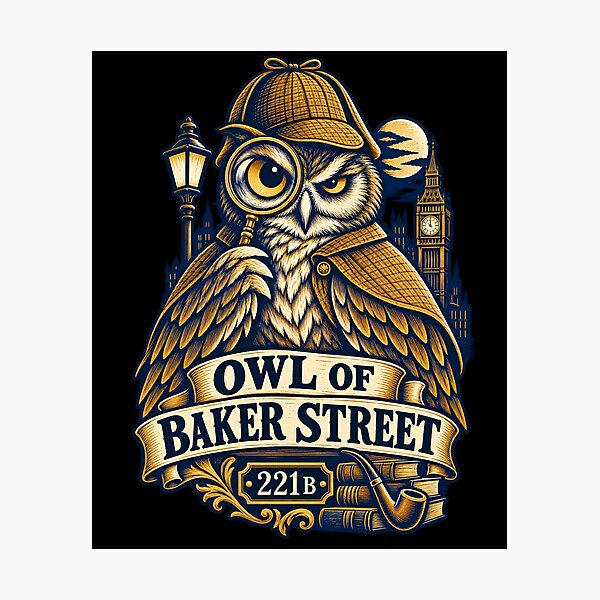 Item preview, Sherlock Holmes: Owl of Baker Street designed and sold by Fenay Designs.