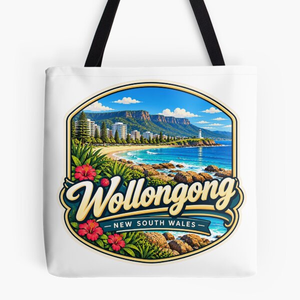 Aperçu de l'œuvre Wollongong, Nouvelle-Galles du Sud, Australie créée et vendue par PamLeeDesign.