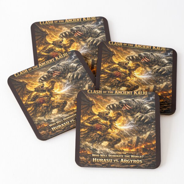 Item preview, Clash of the Ancient Kaiju — Hurasu vs. Argyros designed and sold by 5PalmsCreative.