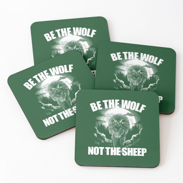 Item preview, Be The Wolf Not The Sheep Anti-Woke Not A Sheep Gear designed and sold by ellesczipts.