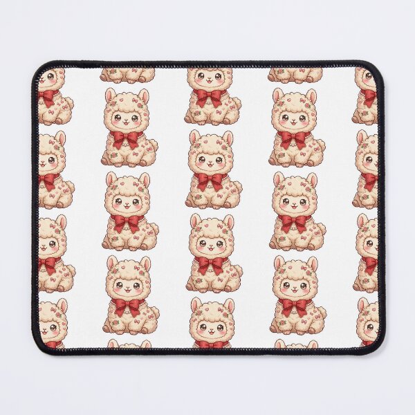 Item preview, Cute llama with red bow designed and sold by priyankajustine.