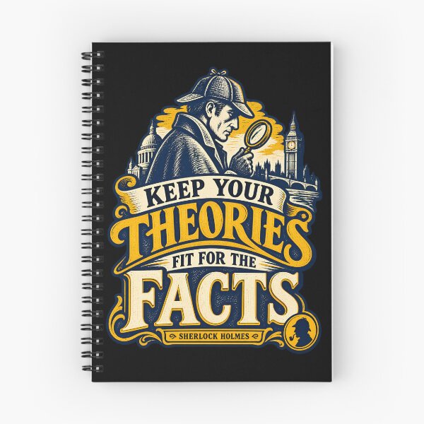 Item preview, Sherlock Holmes: Keep Your Theories Fit the Facts designed and sold by Fenay Designs.