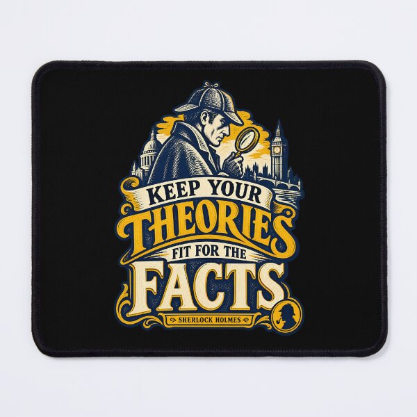Item preview, Sherlock Holmes: Keep Your Theories Fit the Facts designed and sold by Fenay Designs.