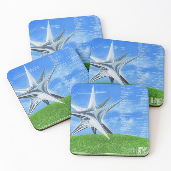 Item preview, Blame It On A Dying Star | Frutiger Aero Cyber Star Tech Design designed and sold by BrontesWhimsyStore.