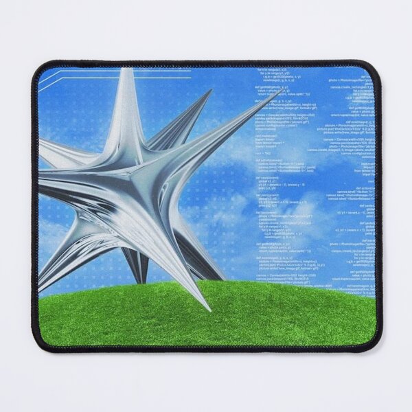Item preview, Blame It On A Dying Star | Frutiger Aero Cyber Star Tech Design designed and sold by BrontesWhimsyStore.