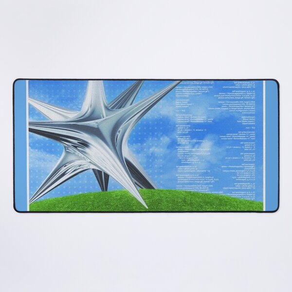 Item preview, Blame It On A Dying Star | Frutiger Aero Cyber Star Tech Design designed and sold by BrontesWhimsyStore.
