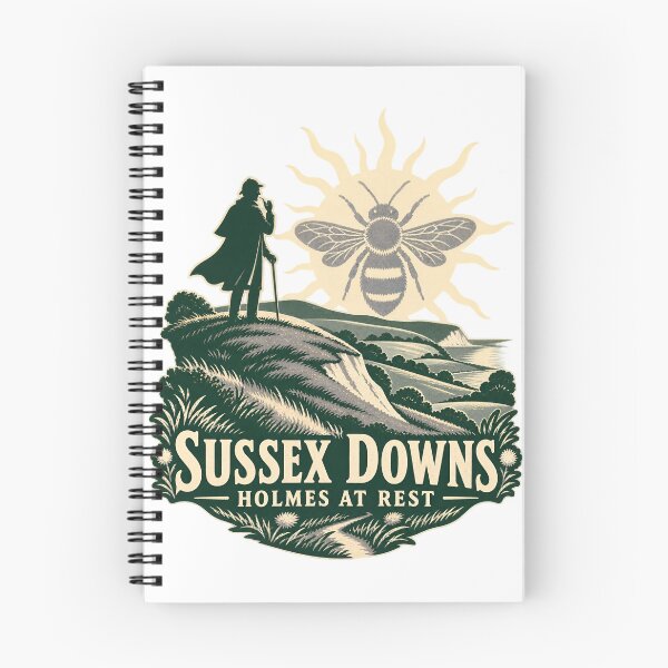 Item preview, Sherlock Holmes at Rest in the Sussex Downs designed and sold by Fenay Designs.