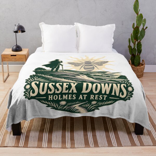 Item preview, Sherlock Holmes at Rest in the Sussex Downs designed and sold by Fenay Designs.