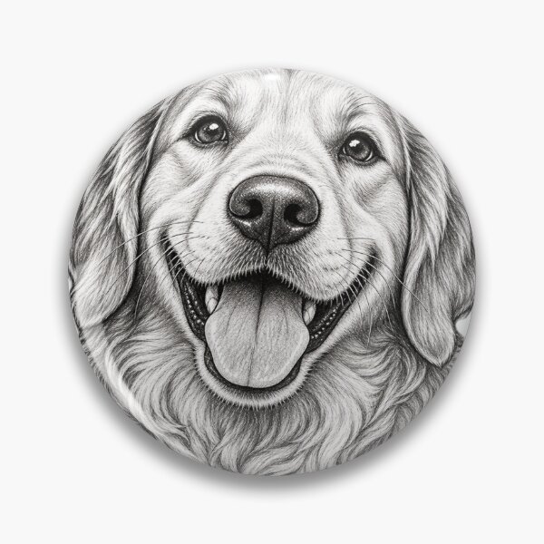 Item preview, Hand Drawn Golden Retriever Hearts designed and sold by A Light Worker.