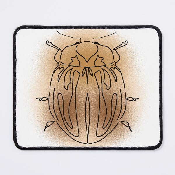 Item preview, Broken-Dashed Ladybug Line-art (Cream & Brown) designed and sold by Burnt_Pikachu.