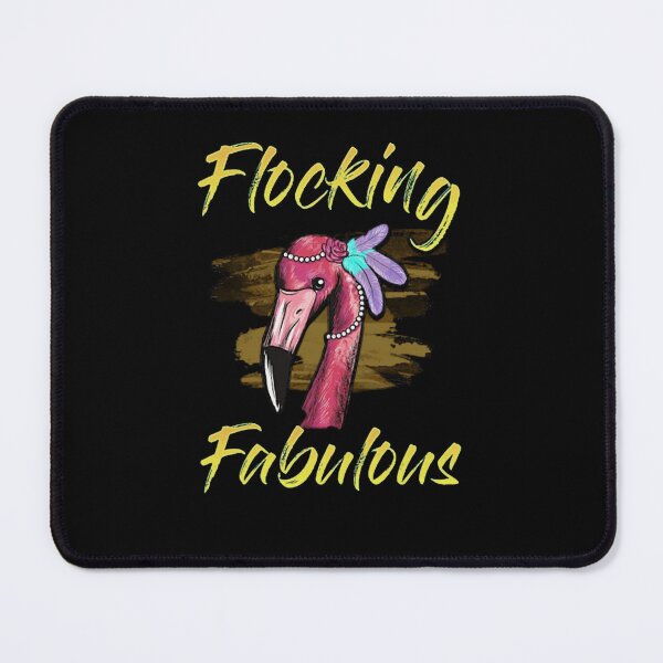 Item preview, Flocking Fabulous Pink Flamingo Tropical Pearl Art designed and sold by MiaGowing.
