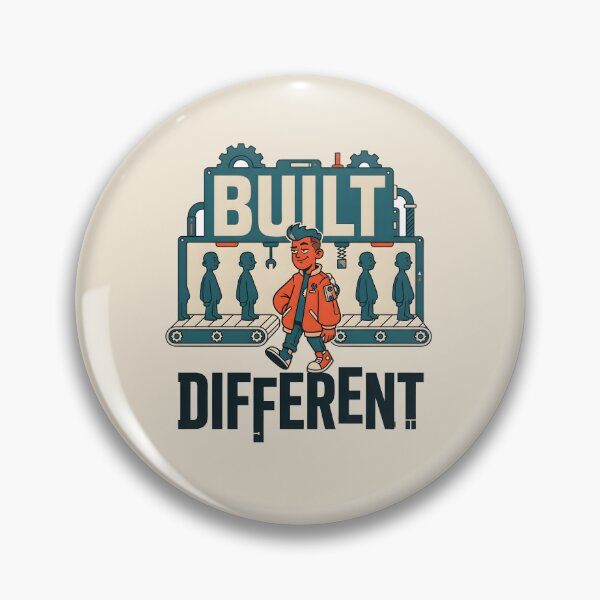 Item preview, Built Different Graphic designed and sold by hutofdesigns.