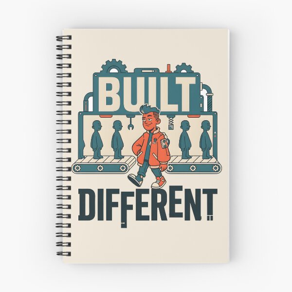 Item preview, Built Different Graphic designed and sold by hutofdesigns.