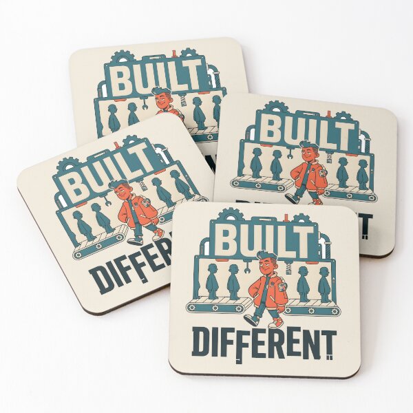 Item preview, Built Different Graphic designed and sold by hutofdesigns.