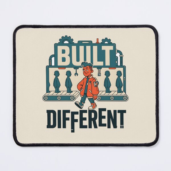 Item preview, Built Different Graphic designed and sold by hutofdesigns.