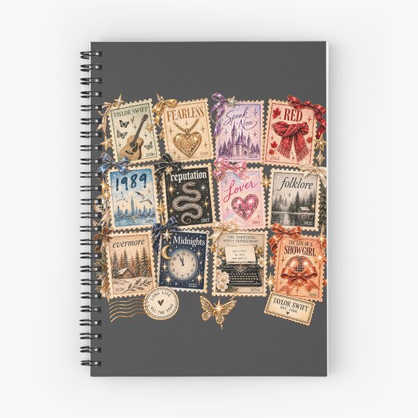 Item preview, Taylor Swift Album Eras Vintage Stamps STICKER PACK designed and sold by taylorvinyls.