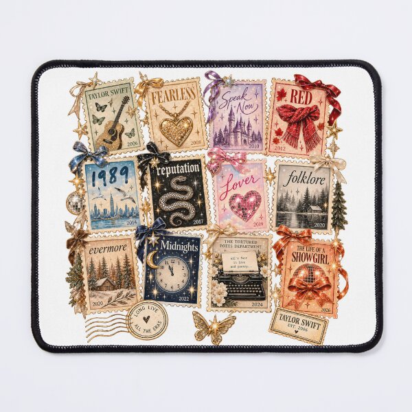 Item preview, Taylor Swift Album Eras Vintage Stamps STICKER PACK designed and sold by taylorvinyls.