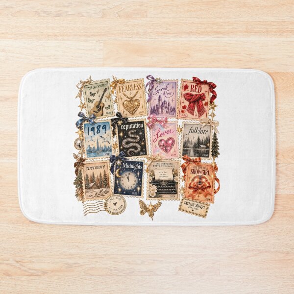 Item preview, Taylor Swift Album Eras Vintage Stamps STICKER PACK designed and sold by taylorvinyls.