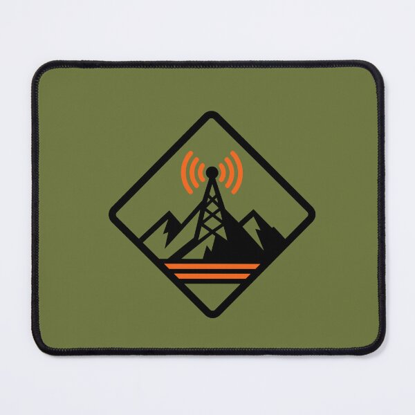 Item preview, Ham Radio Logo Mountain Tower Signal Outdoor Emblem designed and sold by AnnSign.