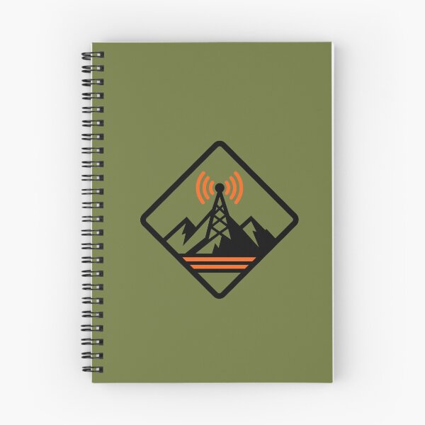 Item preview, Ham Radio Logo Mountain Tower Signal Outdoor Emblem designed and sold by AnnSign.