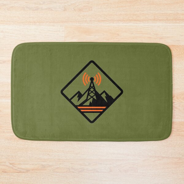 Item preview, Ham Radio Logo Mountain Tower Signal Outdoor Emblem designed and sold by AnnSign.