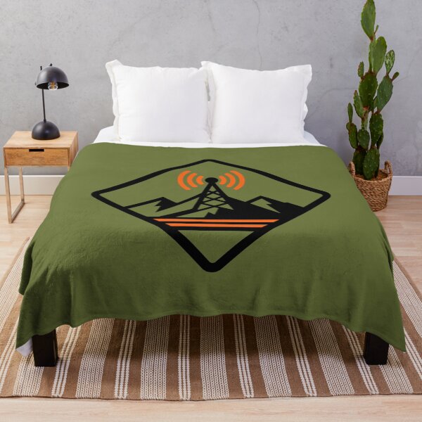 Item preview, Ham Radio Logo Mountain Tower Signal Outdoor Emblem designed and sold by AnnSign.