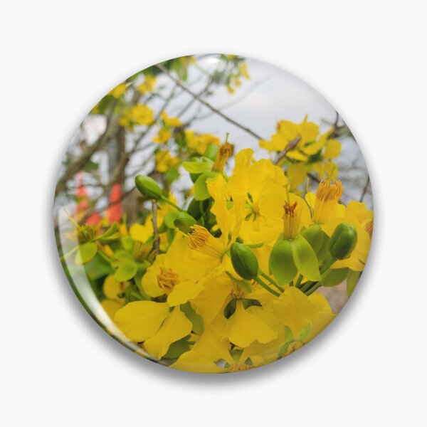 Item preview, Vibrant Yellow Apricot Blossoms designed and sold by karachitmo.