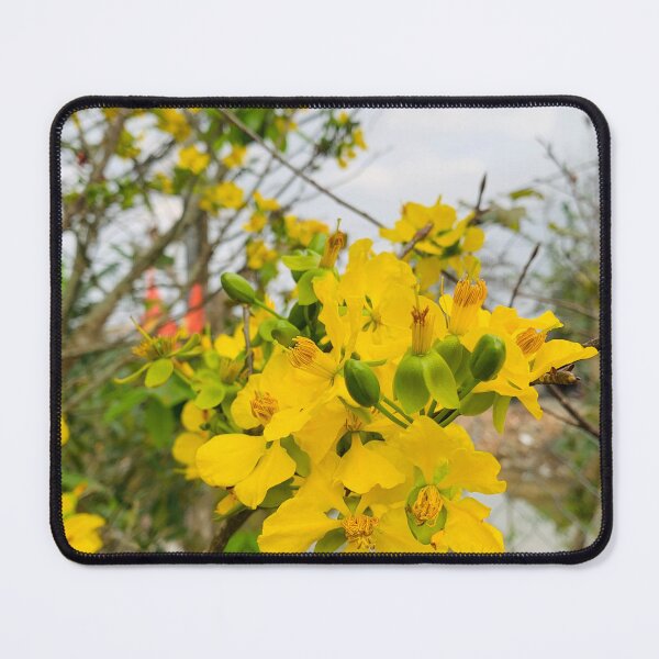 Item preview, Vibrant Yellow Apricot Blossoms designed and sold by karachitmo.