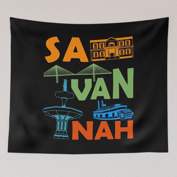 Item preview, Savannah Lover Women Souvenir Historic Georgia Savannah designed and sold by DSWShirts.