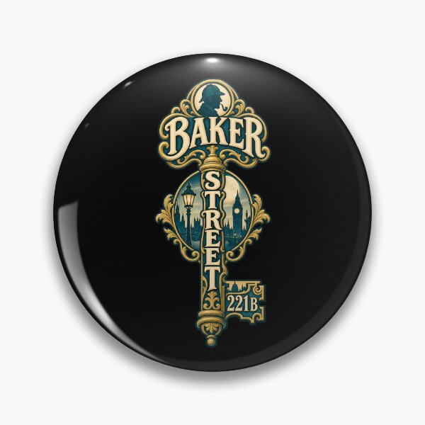 Item preview, Sherlock Holmes: Baker Street 221B Key designed and sold by Fenay Designs.