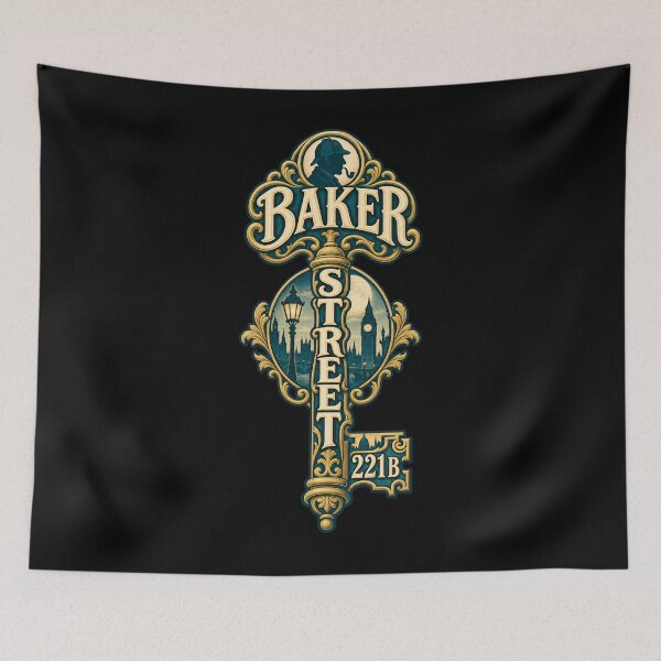 Item preview, Sherlock Holmes: Baker Street 221B Key designed and sold by Fenay Designs.