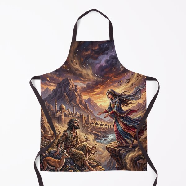 Item preview, Layla and Majnun - Persian Love Story Art designed and sold by Lucid Dream Pixel.