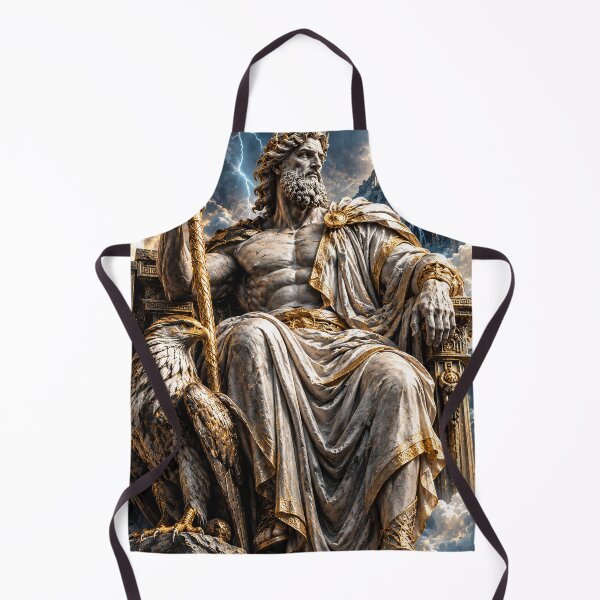 Item preview, Zeus Marble & Gold — Greek God of Thunder | Mythic Relics designed and sold by MythicRelics.