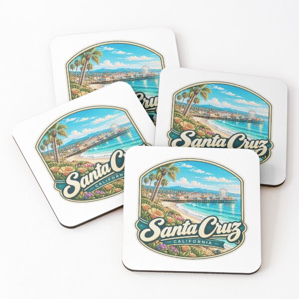 Item preview, Santa Cruz California  designed and sold by PamLeeDesign.