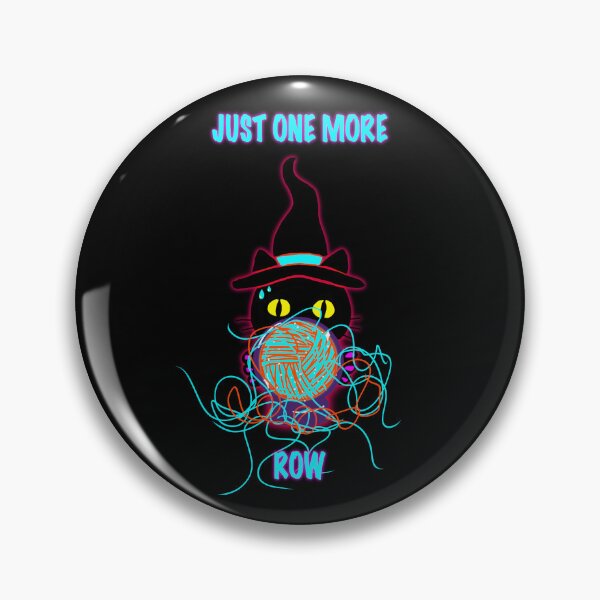 Item preview, Just One More Row Cat – Funny Knitting & Crochet Shirt designed and sold by ArtyWares.