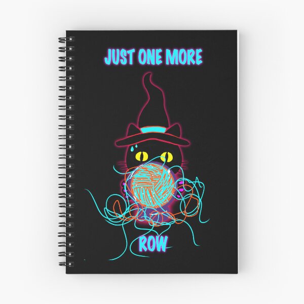 Item preview, Just One More Row Cat – Funny Knitting & Crochet Shirt designed and sold by ArtyWares.
