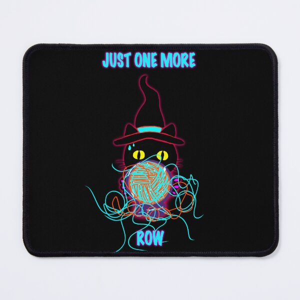 Item preview, Just One More Row Cat – Funny Knitting & Crochet Shirt designed and sold by ArtyWares.