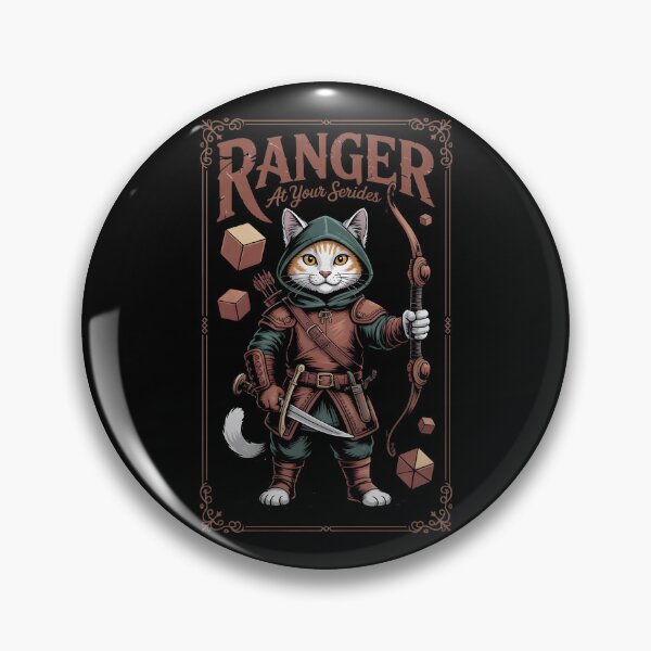 Item preview, Ranger RPG class cat ranger designed and sold by Boardgameo.