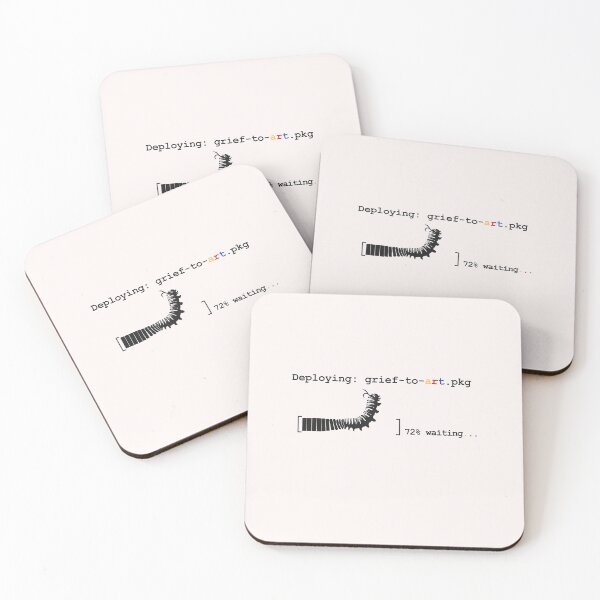Item preview, Deploying: grief-to-art.pkg | Dark Ink designed and sold by EntangledRhyme.