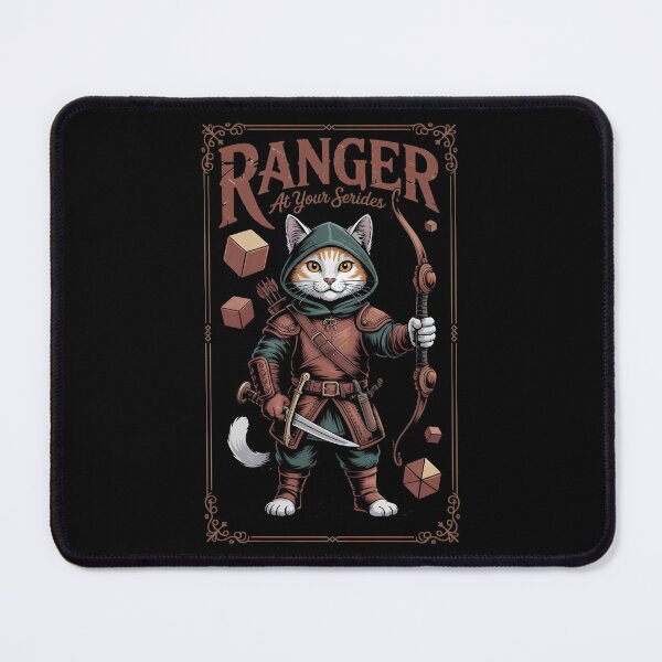 Item preview, Ranger RPG class cat ranger designed and sold by Boardgameo.